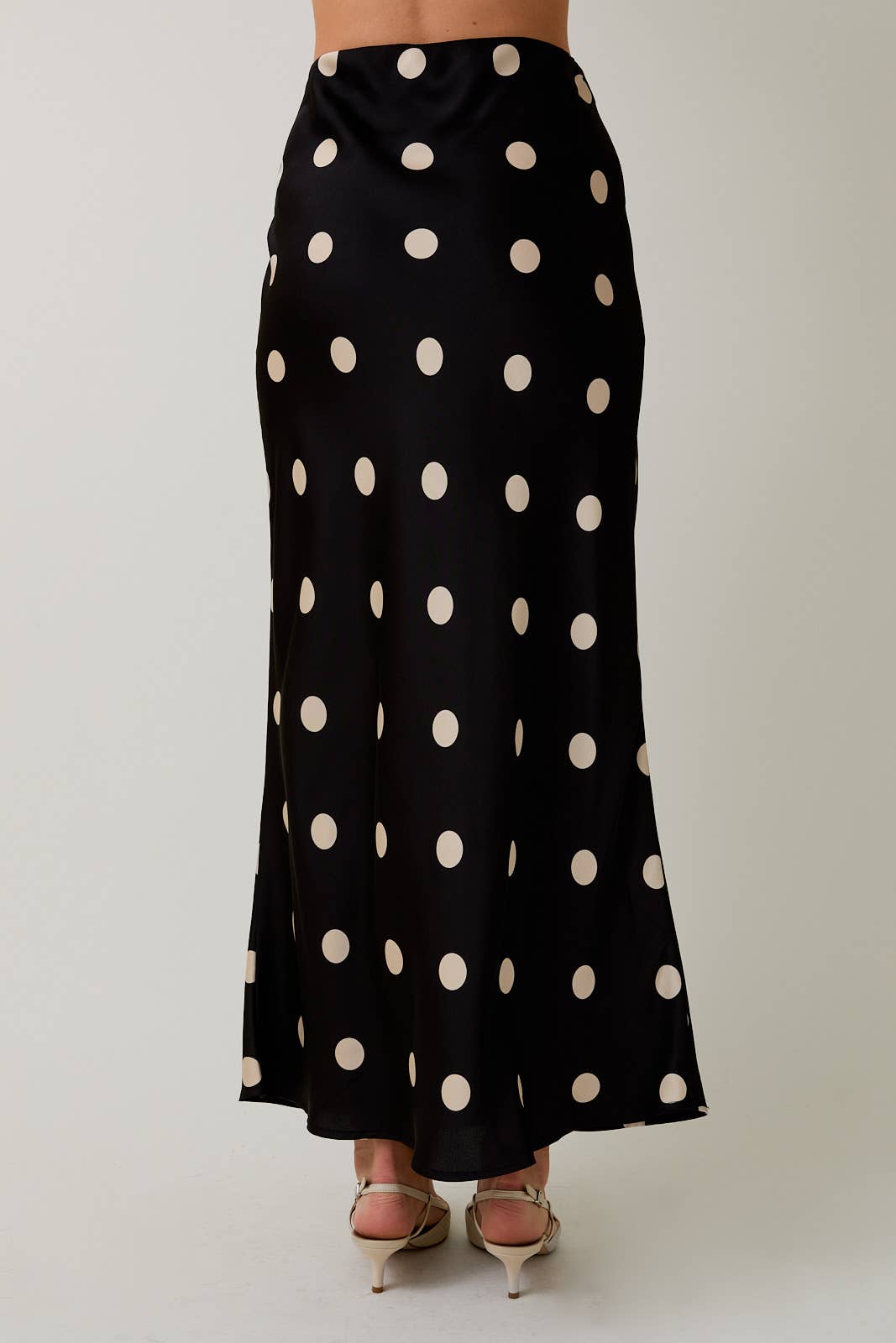 something to talk about polka dot satin mini skirt| FINAL SALE |