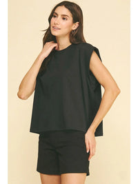 kristen cap sleeve tee