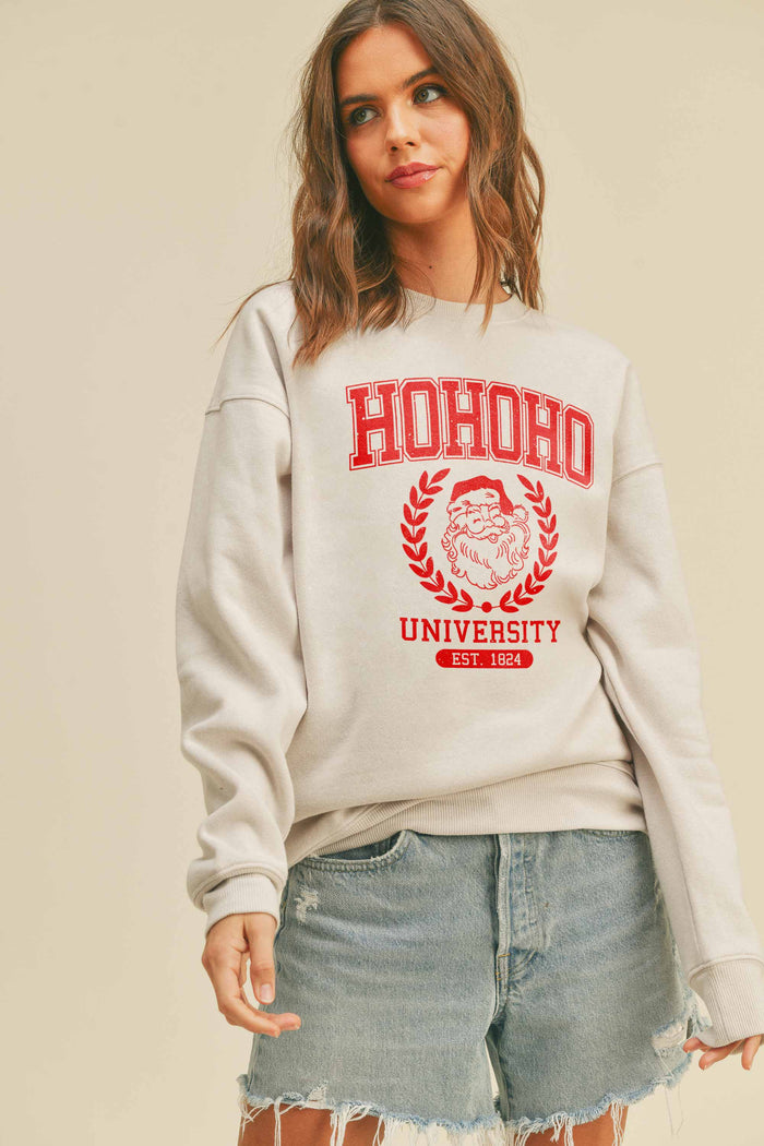 ho-ho-ho university sweatshirt