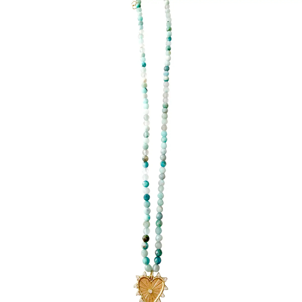 ellery mini beaded single charm necklace
