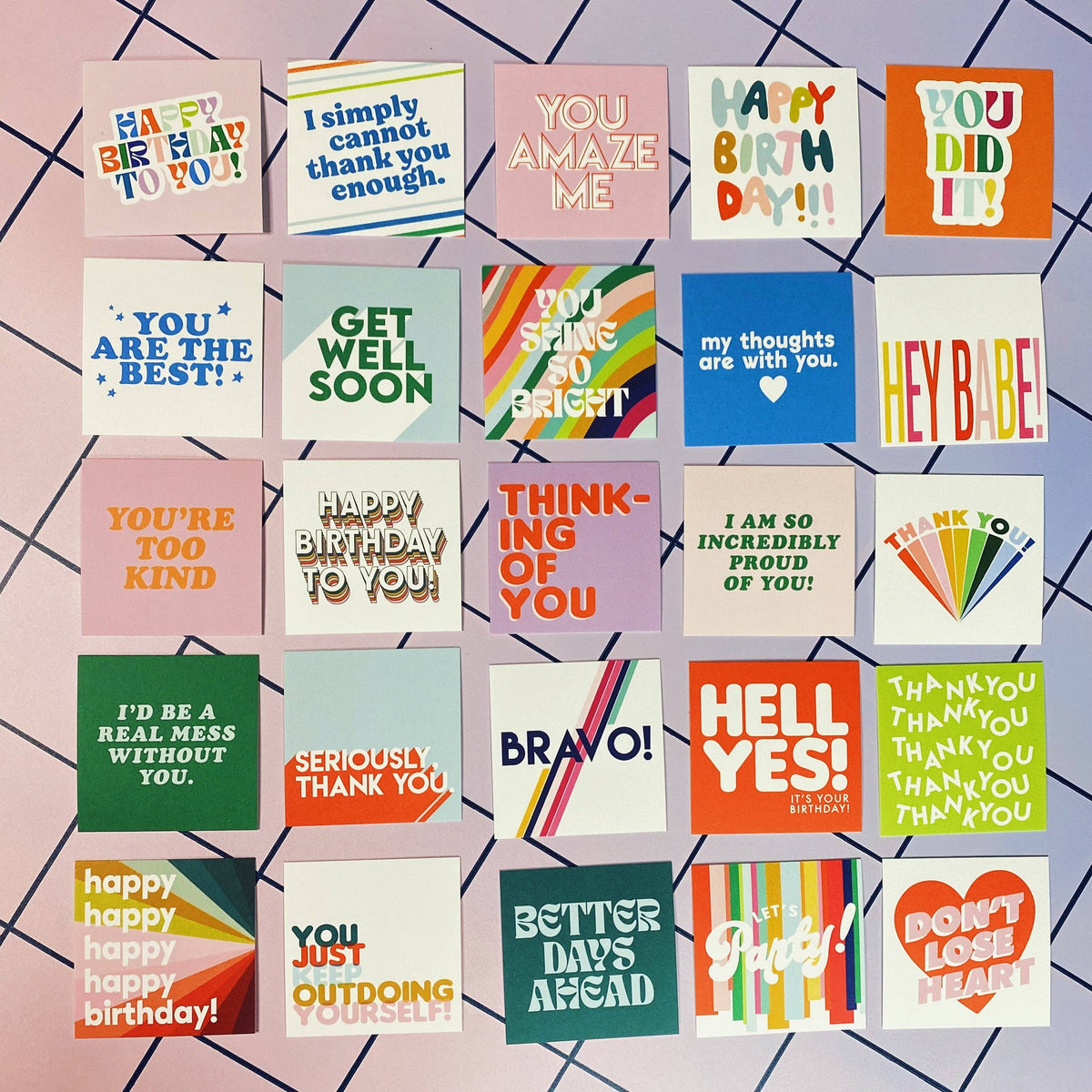 a bit of everything mini notes