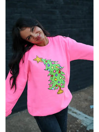 who christmas tree crewneck | youth & adult