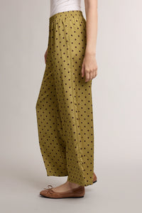 on the dotted line wide-leg pants