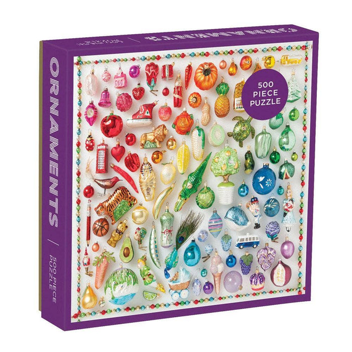 rainbow ornaments 500pc puzzle