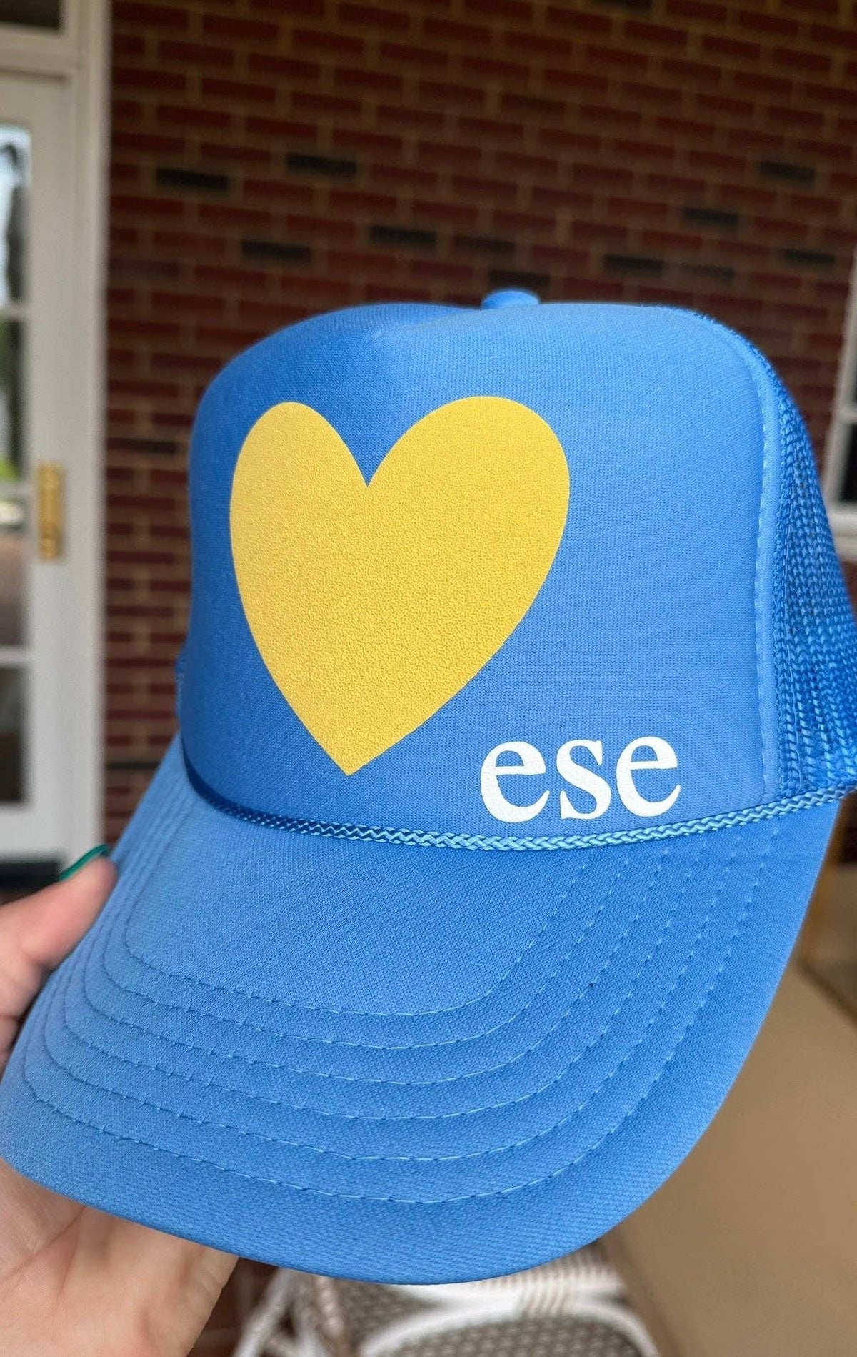 happy heart foam trcuker hat