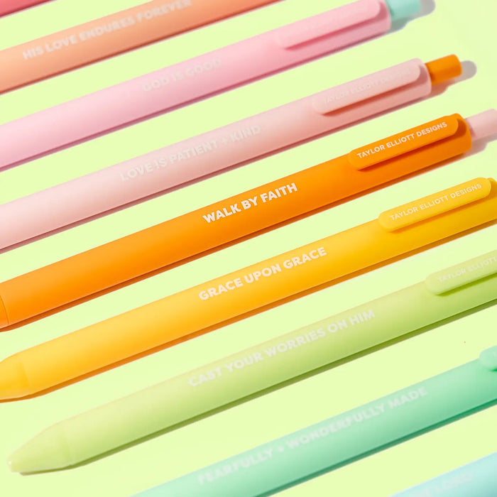 faith 10pc gel pen set