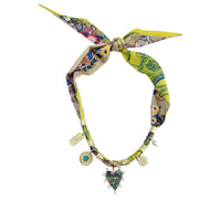 multi-charm scarf necklaces