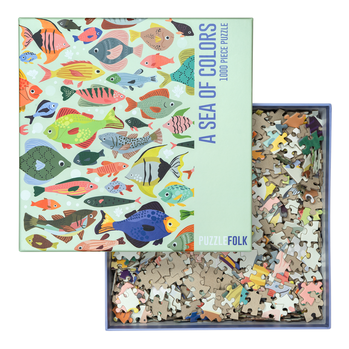 a sea of colors 1000pc puzzle