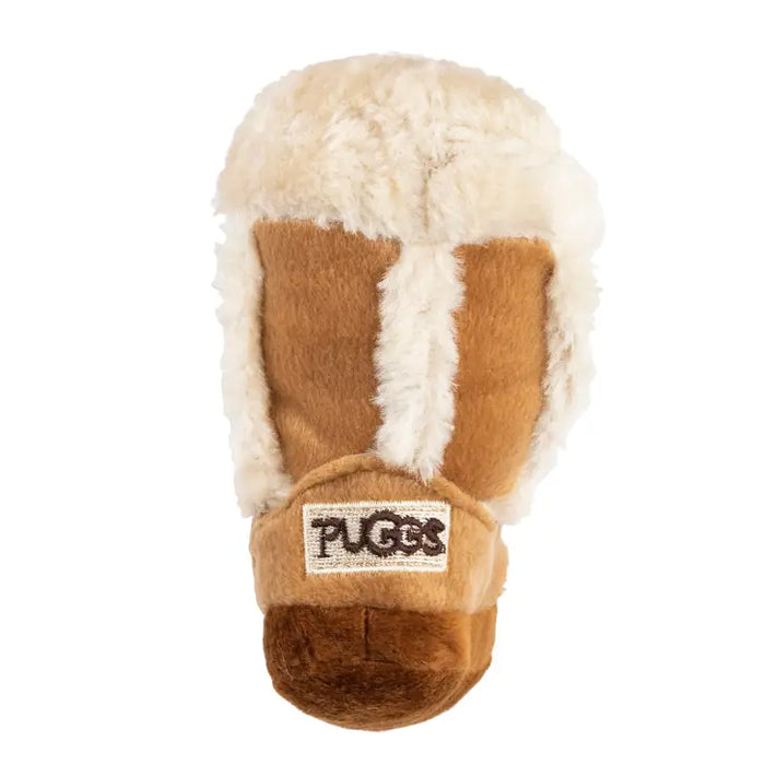 pugg boot squeaker dog toy