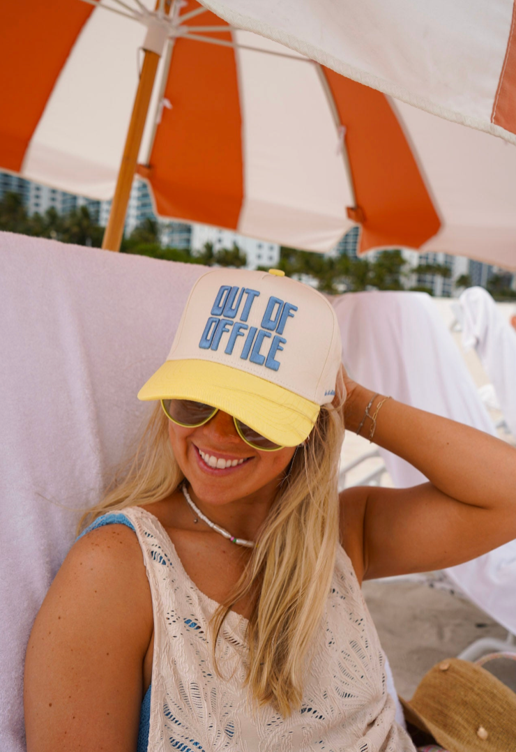 out of office trucker hat