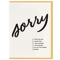 various greeting cards
