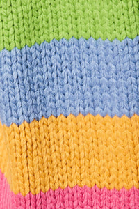 rainbow girly knit cardigan
