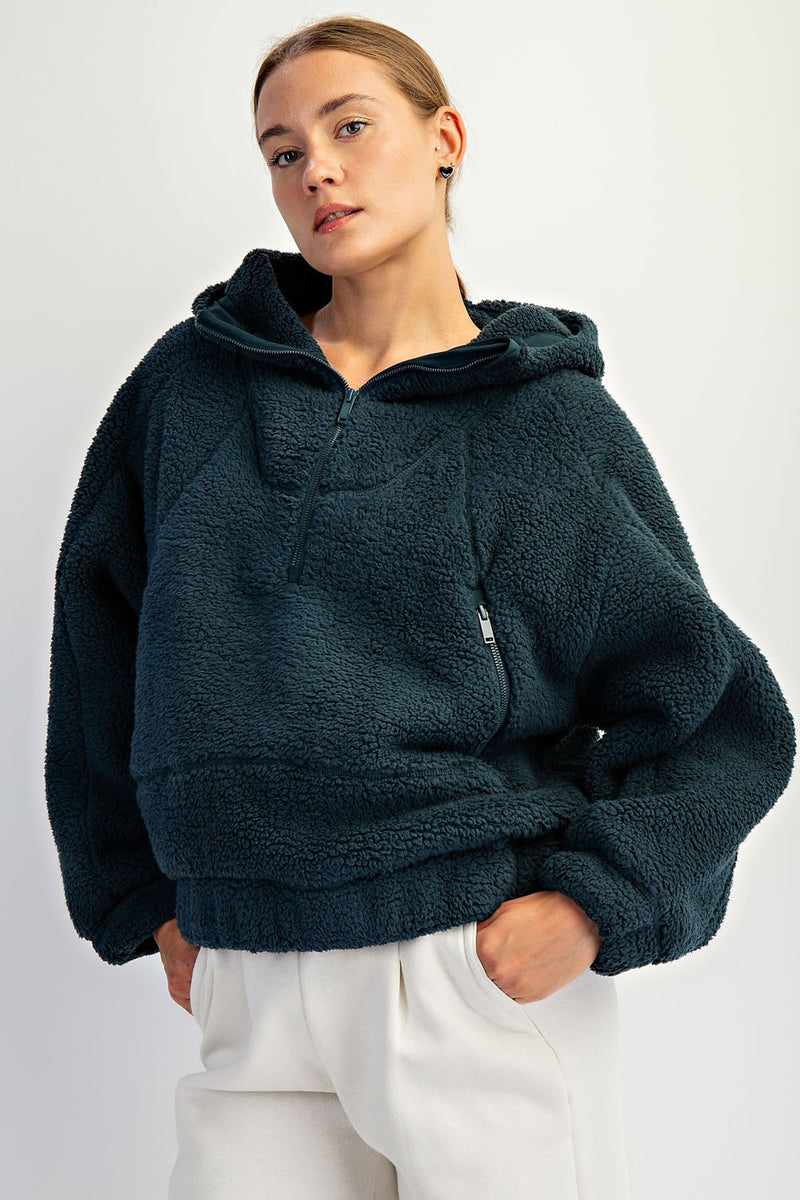 next level sherpa pullover