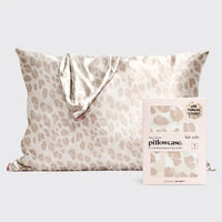 leopard satin pillowcase