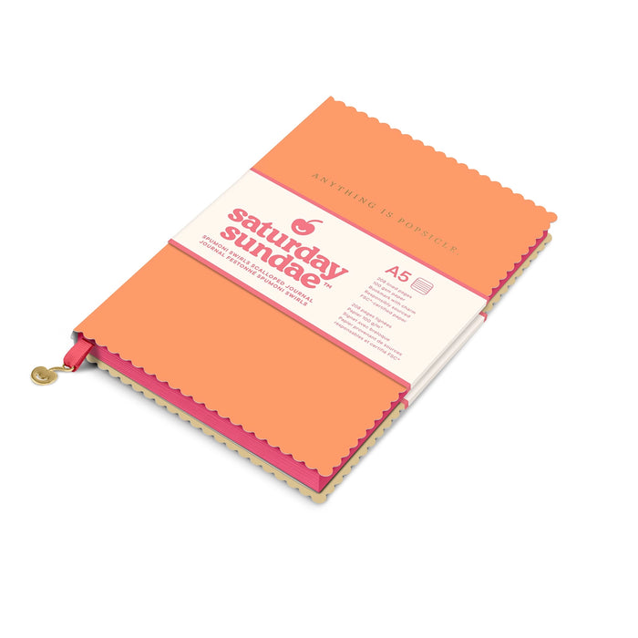 scalloped journal | saturday sundae