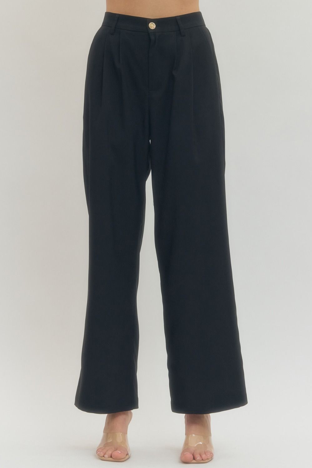 cool girl straight-leg dress pant
