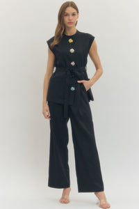 cool girl straight-leg dress pant