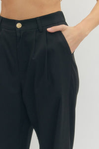 cool girl straight-leg dress pant