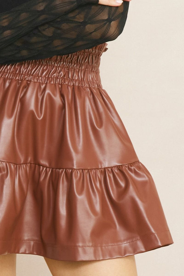 diva moment leather skirt