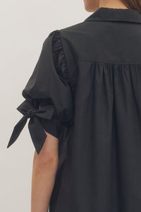 willing to take it scalloped detail dress