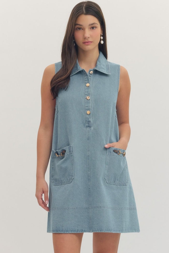 blaine collared dress