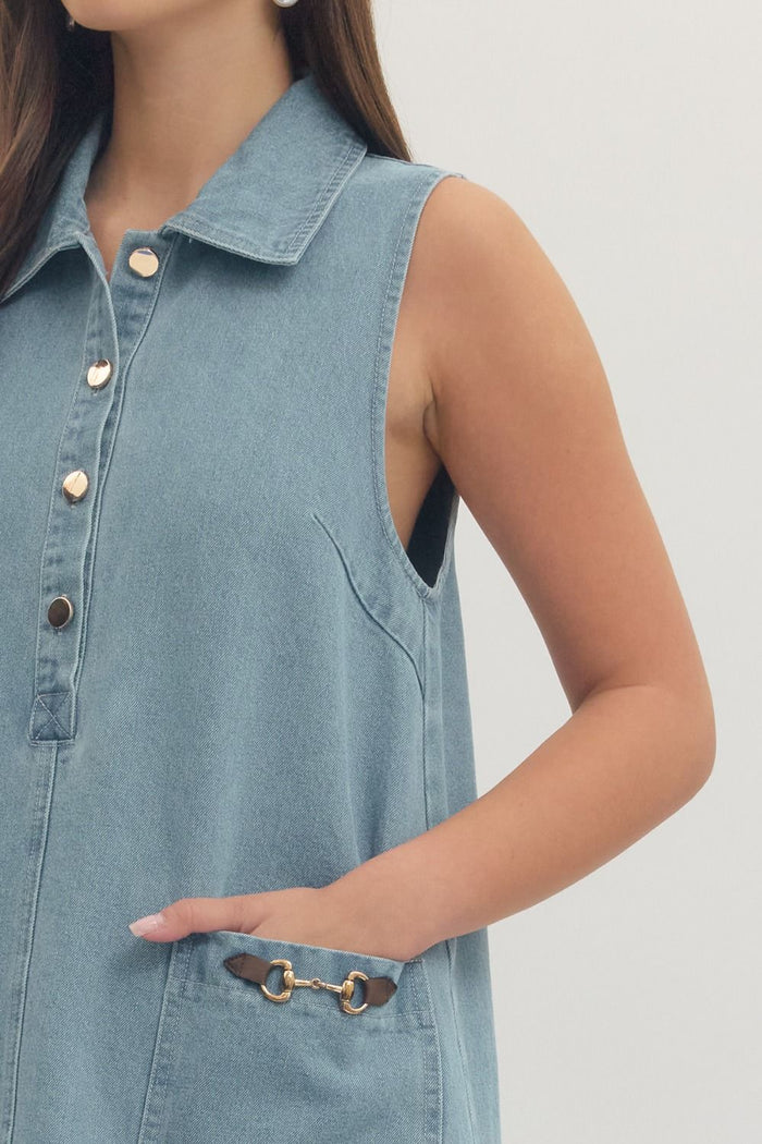 blaine collared dress