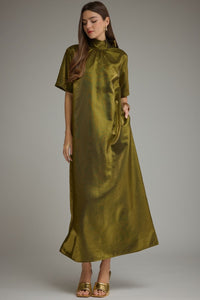 dress to impress satin maxi dress