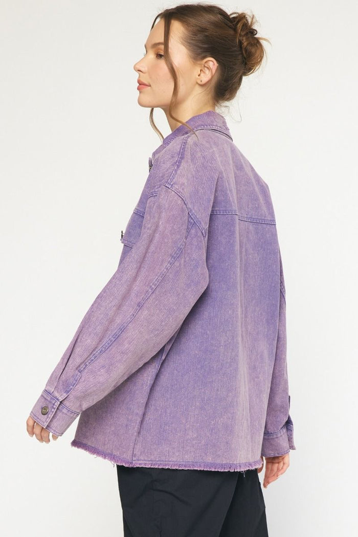 purple haze denim jacket
