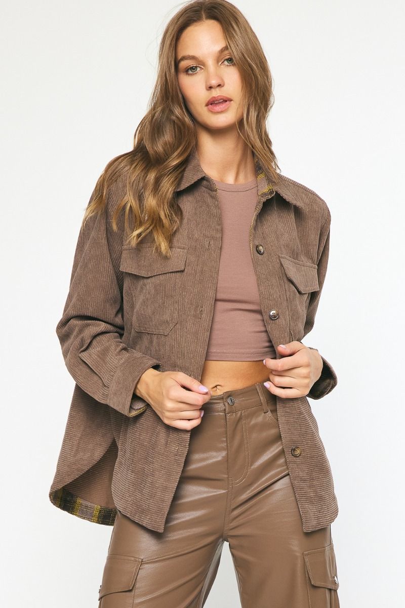 earthy girl shacket