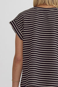 vanessa striped tee