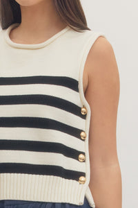 elliott roll-neck sleeveless tank