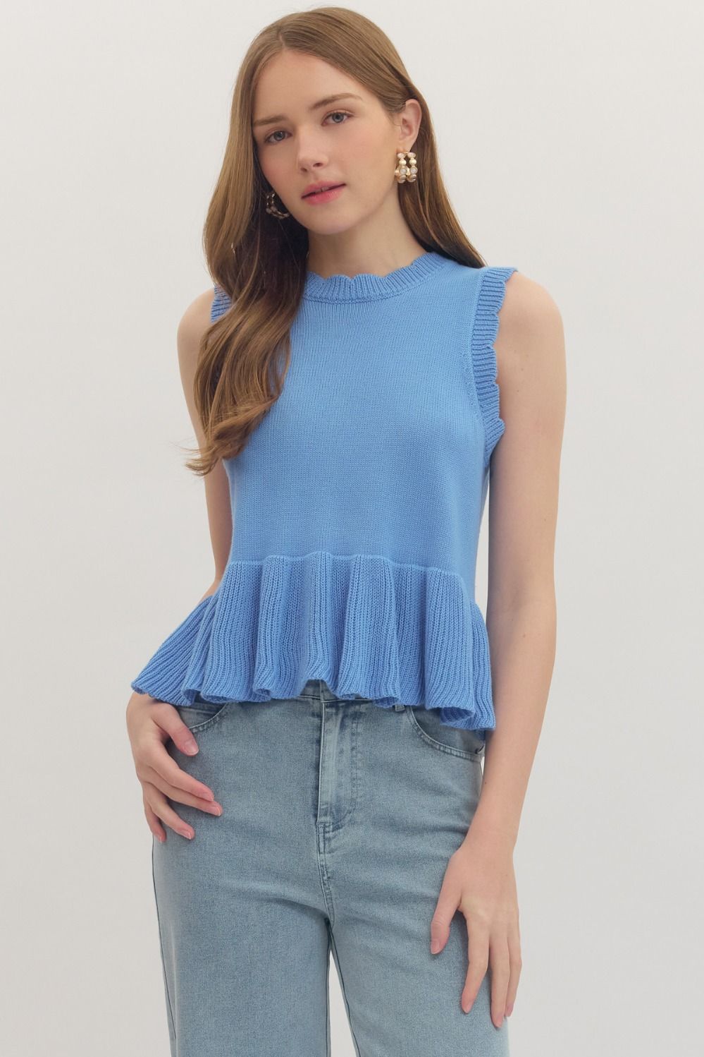 carmen peplum tank
