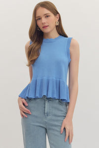 carmen peplum tank