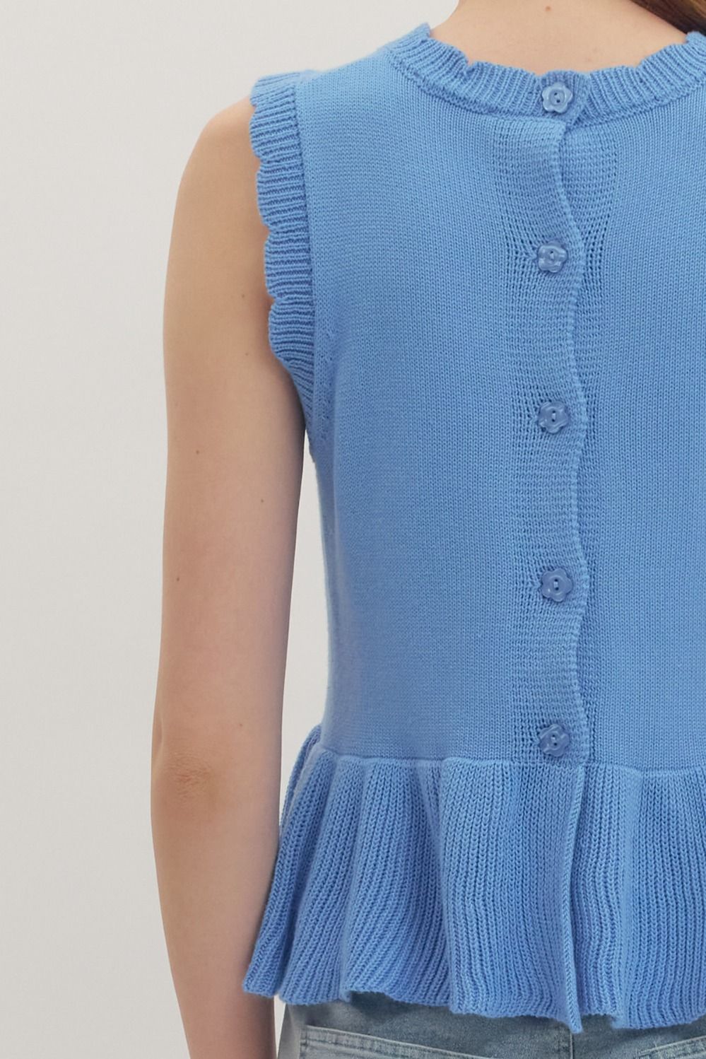 carmen peplum tank
