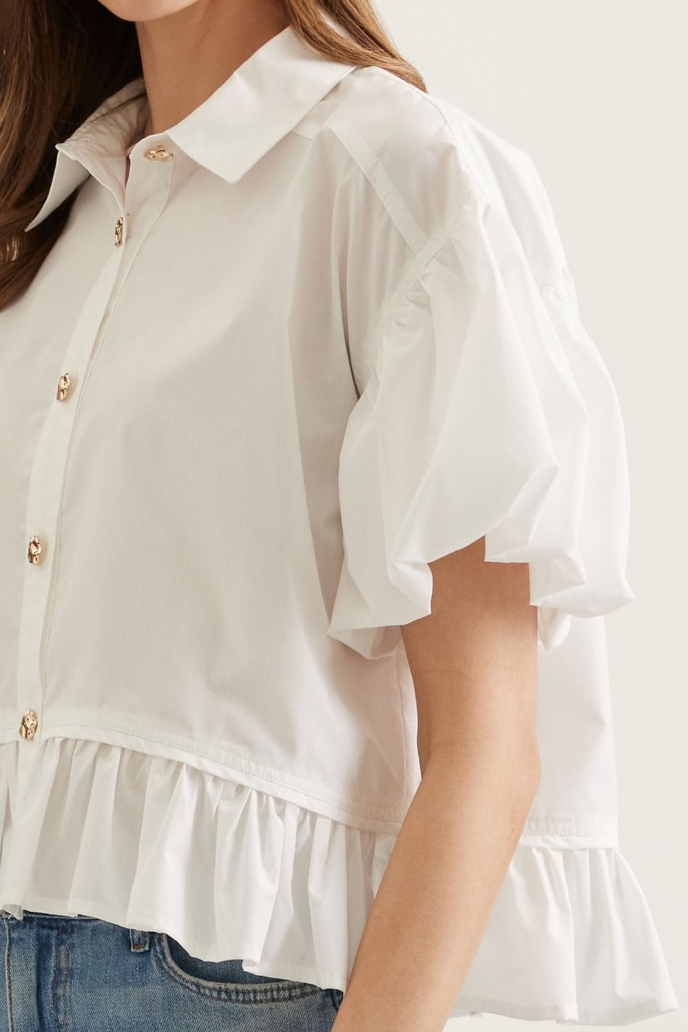 go with the flow ruffle top