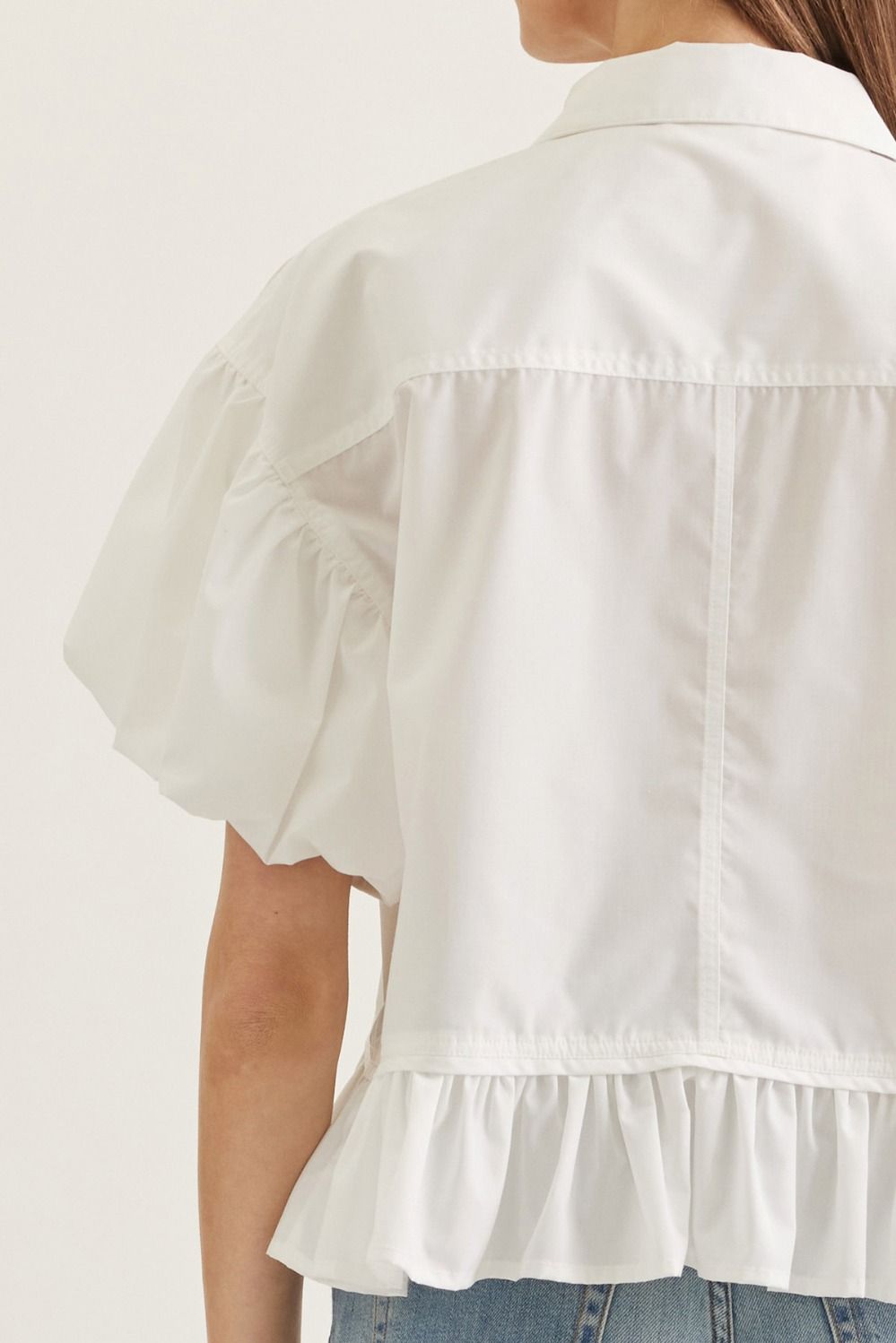 go with the flow ruffle top