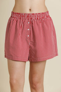 top of my list striped shorts