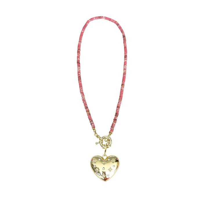 aydin heart necklace