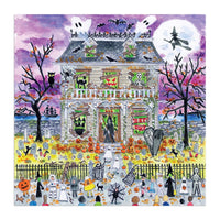 haunted house 500pc glow in the dark puzzle