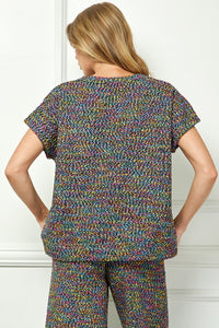 boucle melange top