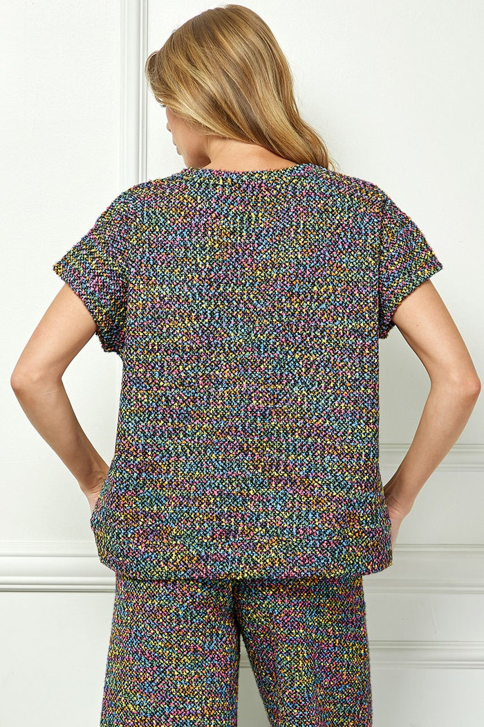 boucle melange top