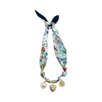multi-charm scarf necklaces