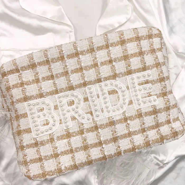 bride XL bag | beige plaid