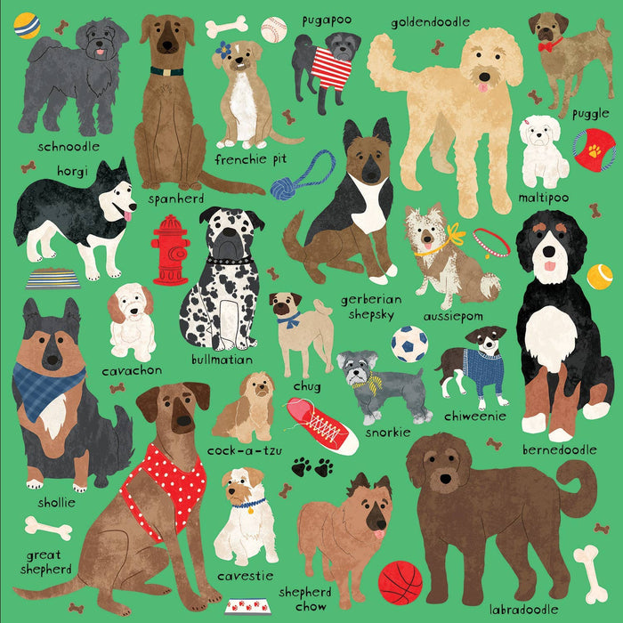 mixed breeds dog 500pc puzzle