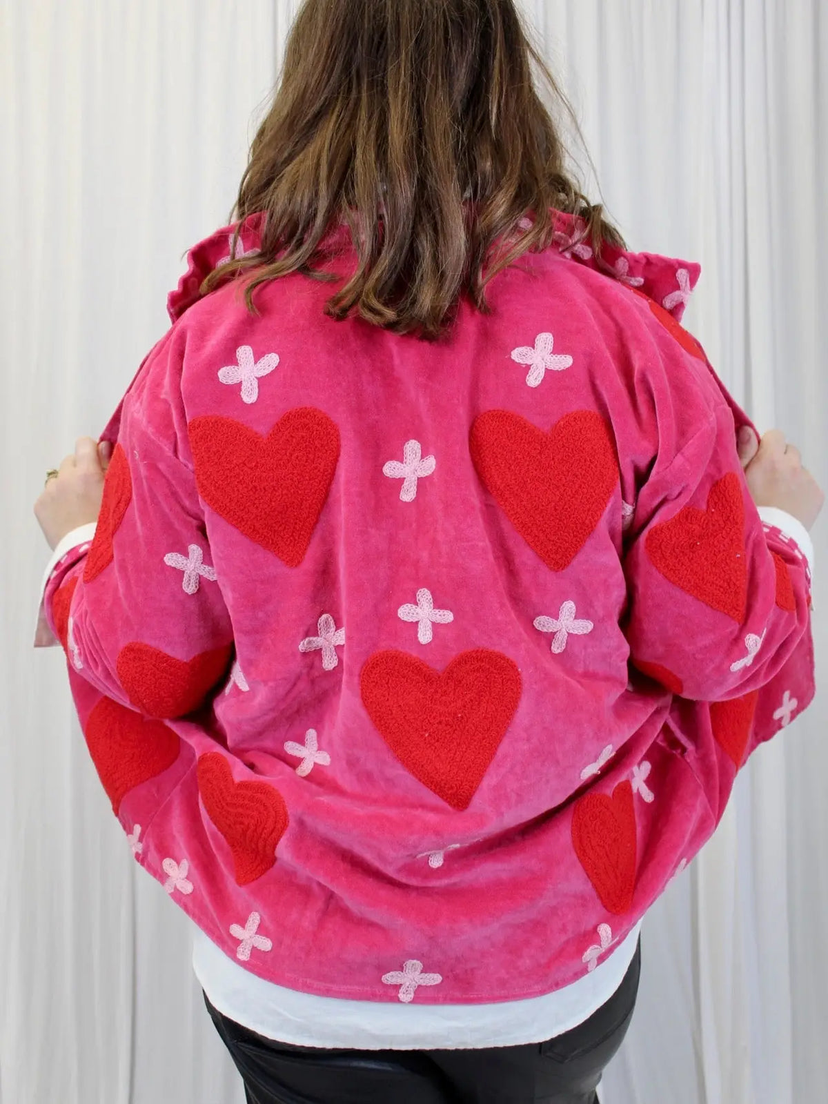 reversible velvet heart jackets