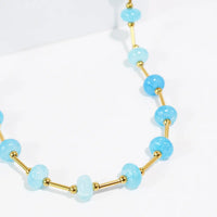 blue love necklace