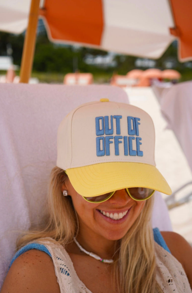 out of office trucker hat