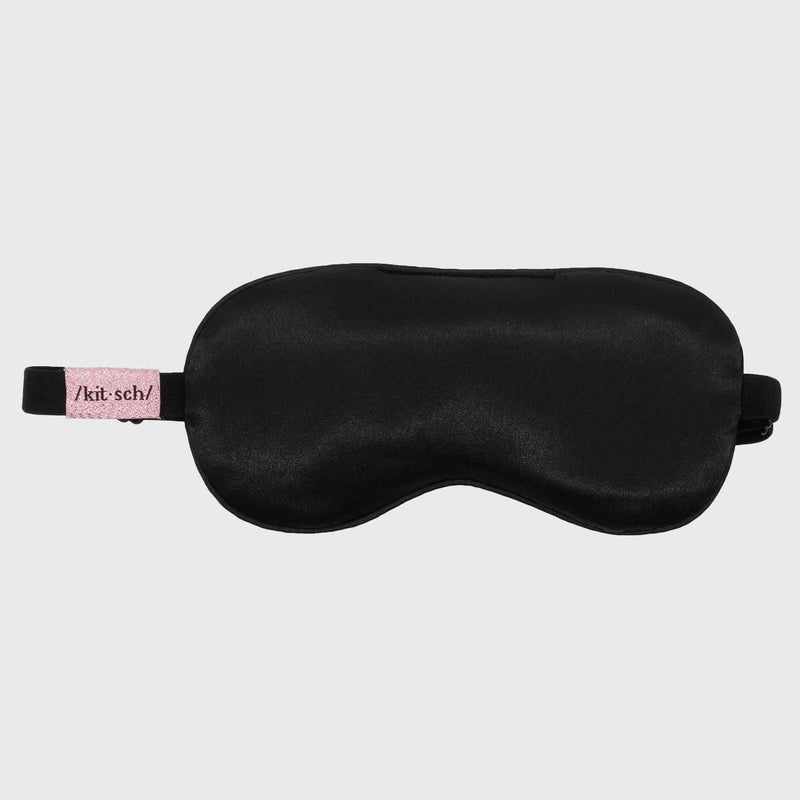 lavender satin weighted eye mask