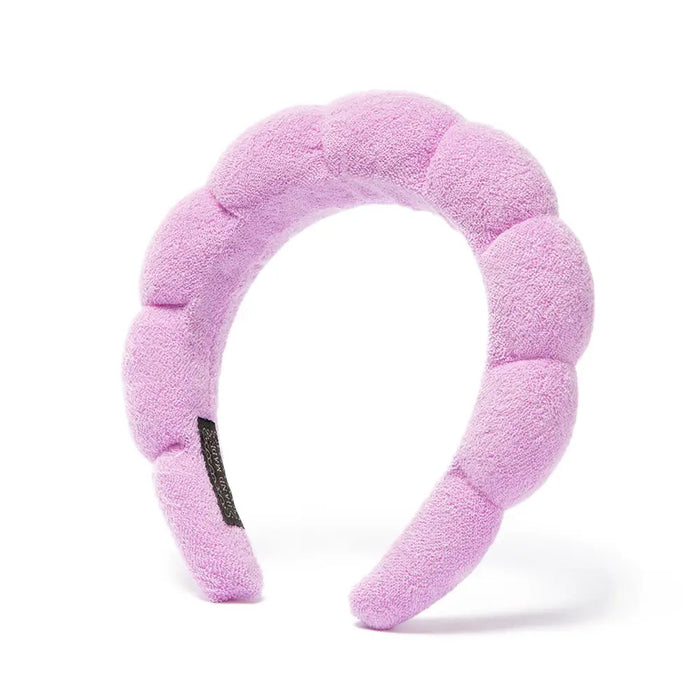 terrycloth bubble headband