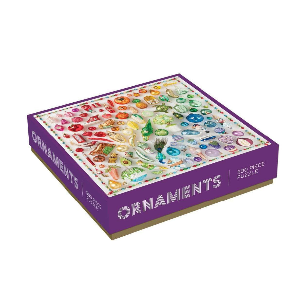 rainbow ornaments 500pc puzzle